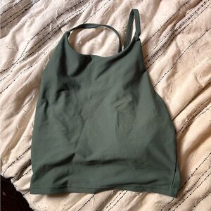 Old Navy Olive Green Racerback Tank Top